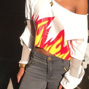 Flame shirt
